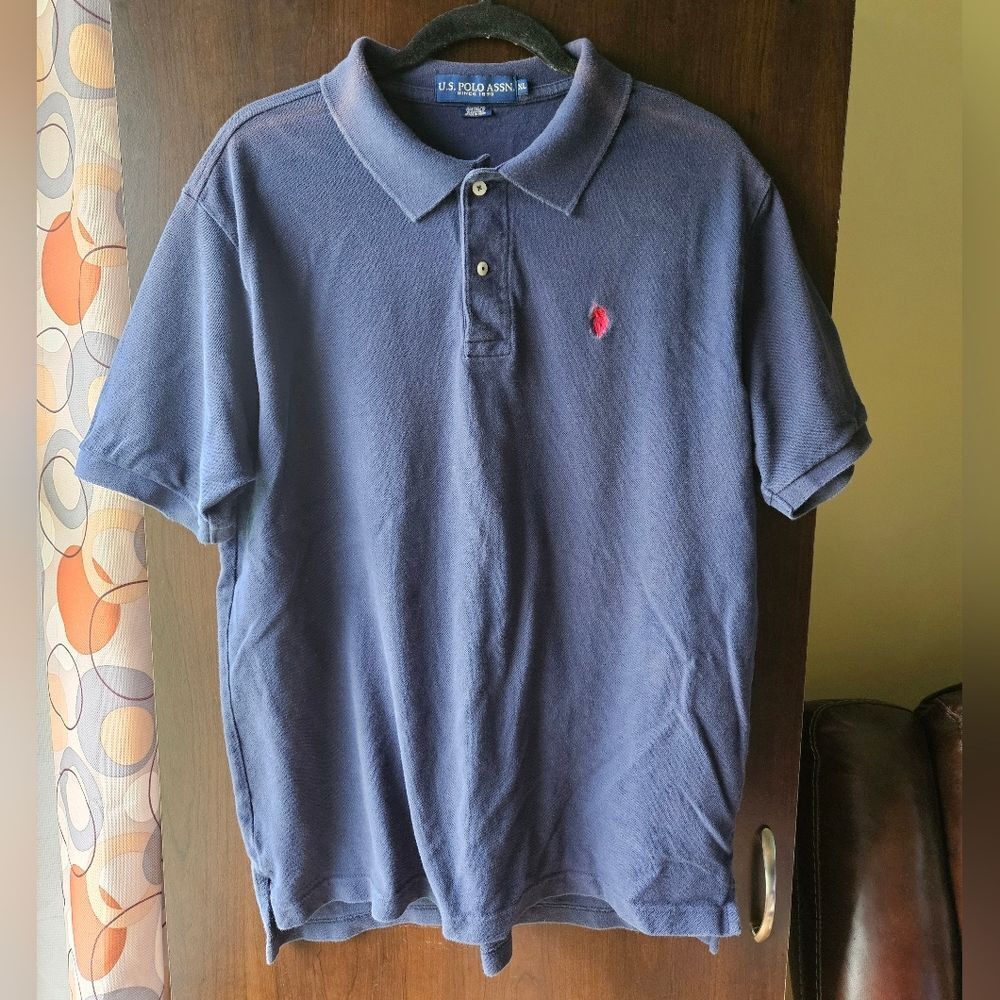 U.S. Polo Assn. Men's Classic Blue Polo Shirt